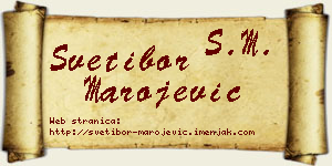 Svetibor Marojević vizit kartica